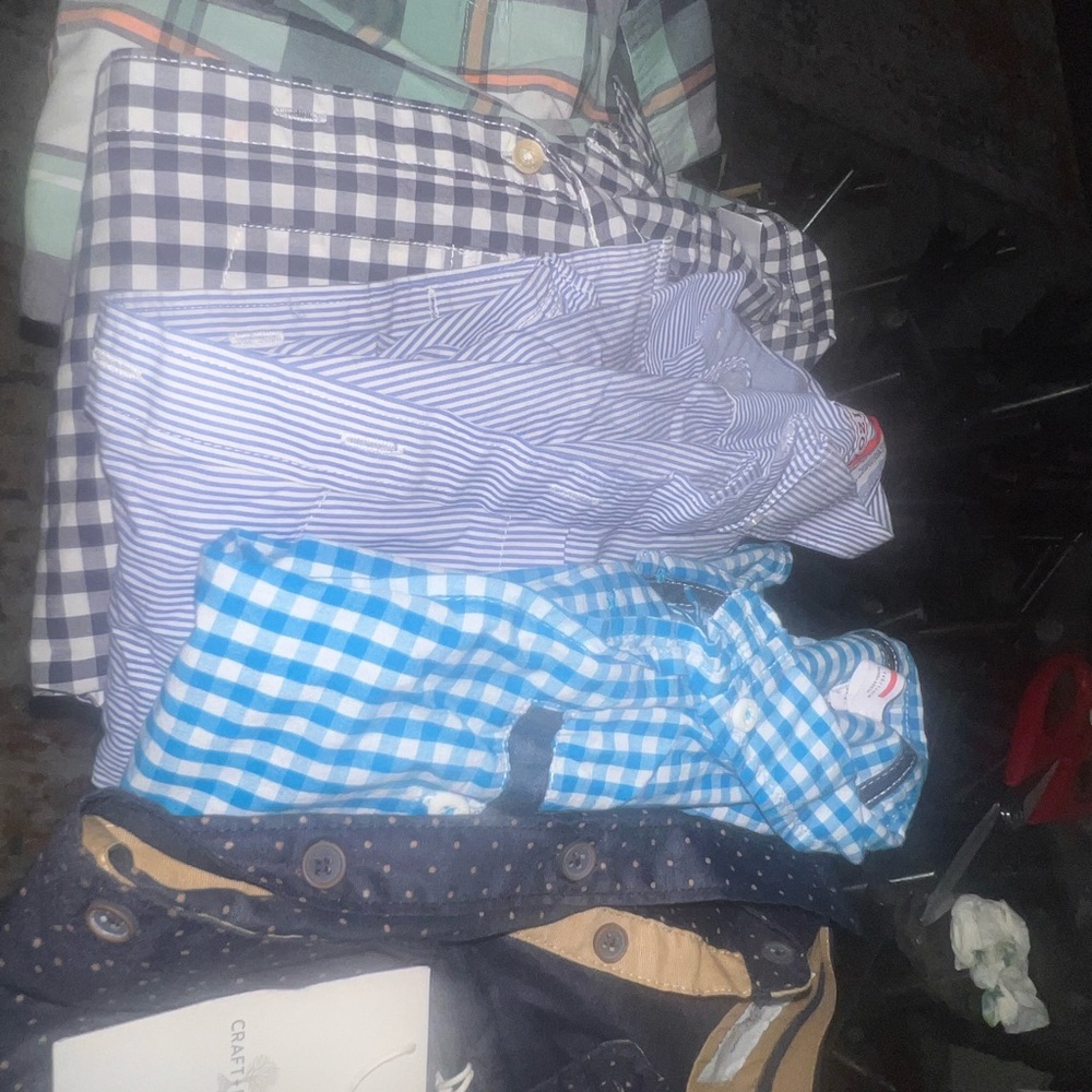 Craft Men's Blue Checkered Shirt